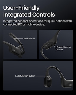 Foto 7 | Foto 7 | Auriculares Inalámbricos Para Computadora Shokz Opencomm2 Uc 2025 Upgrade - Venta Internacional.