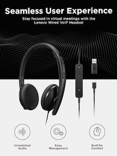 Foto 2 | Foto 2 | Auriculares Voip Lenovo Wired Teams Con Epos Brainadapt Y Activegard - Venta Internacional.