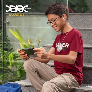 Foto 6 | Foto 6 | Audífonos Gamer Binden Dark Booster con Stickers Tecnología Bnc Inalámbricos color Blanco