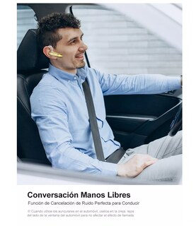 Foto 2 | Foto 2 | Auriculares Monoaurales In-ear New Bee Auricular Inalámbrico Dorado