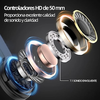 Foto 4 | Foto 4 | Audífonos Belug Gamer Para Xbox Negro Beige