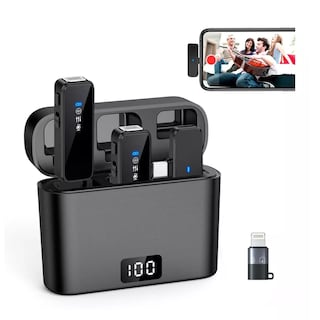 Foto 3 | Foto 3 | Micrófono de Solapa Inalámbrico para Iphone y Android Eo Safe Imports Esi-4985 Negro
