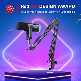 Foto 2 | Foto 2 | Set De Micrófonos Para Juegos Fifine Xlr/usb Am8t Con Soporte Boom Arm - Venta Internacional.