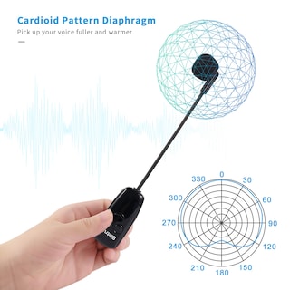Foto 7 | Foto 7 | Auriculares Con Micrófono Inalámbrico Bietrun Uhf Con Alcance De 160 Pies - Venta Internacional.