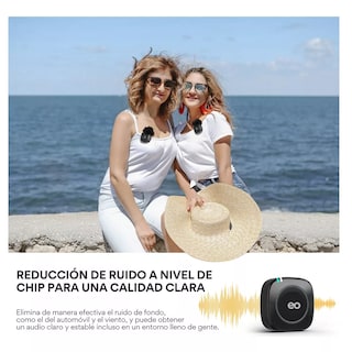 Foto 3 | Foto 3 | Micrófono Inalámbrico Celular Y Cámara Eo Safe Imports Esi-12902-1 Negro
