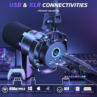 Foto 2 | Foto 2 | Micrófono Maono Pd200xs Dynamic Xlr/usb Con Control De Software - Venta Internacional.