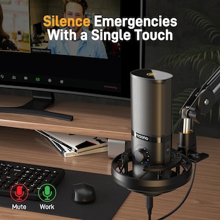 Foto 5 | Foto 5 | Micrófono De Condensador Usb Maono Pm450 Con Soporte Amortiguador Y Brazo - Venta Internacional.