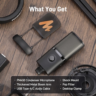 Foto 7 | Foto 7 | Micrófono De Condensador Usb Maono Pm450 Con Soporte Amortiguador Y Brazo - Venta Internacional.