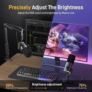 Foto 5 | Foto 5 | Micrófono Para Juegos Maono Pd100xs Usb Xlr Con Boom Arm Y Software - Venta Internacional.