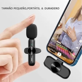 Foto 3 | Foto 3 | Micrófono Inalámbrico Para Iphone Ipad Y Android, 2 Pzs Lab.g Negro