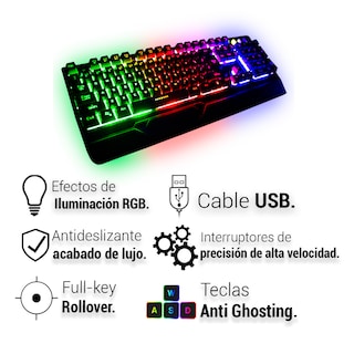 Foto 2 | Foto 2 | Kit Gamer Kx400 Profesional Alta Resistencia Ergonómico