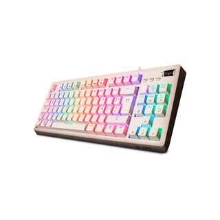 Foto 1 | Foto 1 | Teclado Gamer Mecánico Vsg Quasar Blanco Interruptor Outemu Brown