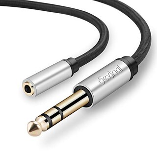 Foto 1 | Foto 1 | Venta Internacional - Cable De Extensión De Auricular Femenino De 1/4 De Pulgada A 3.5 Mm, Adaptador Trs Femenino De 6.35 Mm A