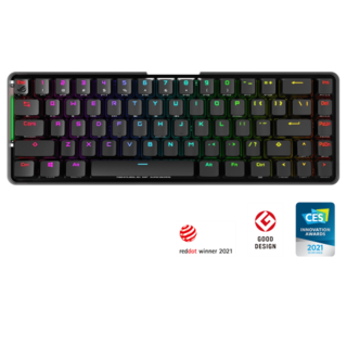 Foto 2 | Foto 2 | Teclado Asus ROG Falchion M601 Negro Inalámbrico