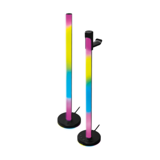 Foto 1 | Foto 1 | Lámparas Led 4gamers Para Escritorio - Paquete De 2 - Efectos De Luz Rgb, 4 Modos De Brillo Y Velocidad - Usb - Negro