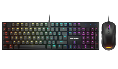 Foto 2 | Foto 2 | Kit Gamer De Teclado Y Mouse Cougar Combat, Alámbrico, Usb, Negro (inglés) Rgb