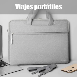 Foto 4 | Foto 4 | ''bolsa Maletín Impermeable Para Portátil De 15,6 Pulgadas Lab.g Gris ''