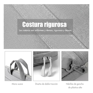 Foto 5 | Foto 5 | ''bolsa Maletín Impermeable Para Portátil De 15,6 Pulgadas Lab.g Gris ''