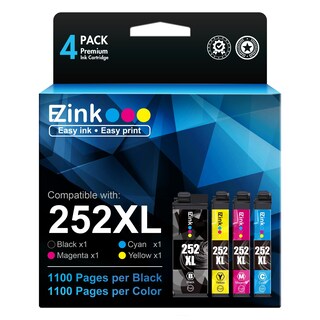 Foto 1 | Foto 1 | Cartuchos de Tinta E-Z Ink Remanufacturados Epson 252XL T252XL120 4 Unidades - Venta Internacional