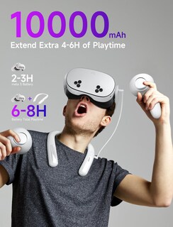 Foto 2 | Foto 2 | Paquete De Baterías Jsaux, Cargador Rápido Pd De 10000 Mah Para Oculus Quest - Venta Internacional.
