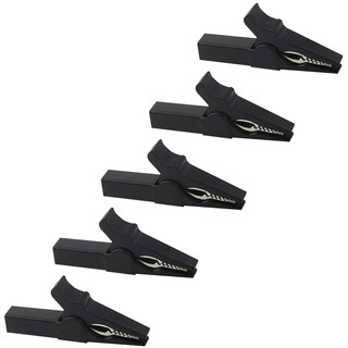 Foto 1 | Foto 1 | Clips De Cocodrilo Eléctricos Negro Mxjel-005 Ventdepot 5 Piezas Negro