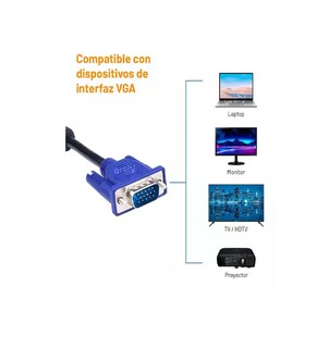 Foto 2 | Foto 2 | Cable Vga Belug color Negro de 10 M