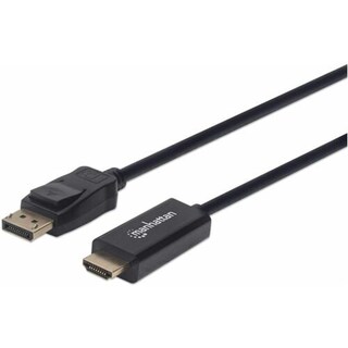 Foto 1 | Foto 1 | Manhattan - Cable Displayport - Hdmi M-m 1080p  1.8m