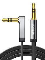 Cable Auxiliar 3.5 mm Ugreen Conector 90° Chapa Oro de 2 Metros