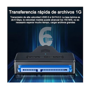 Foto 3 | Foto 3 | Cable Adaptador Usb 3.0 A Sata 2.5 para Disco Duro Eo Safe Imports Esi-4272 color Negro