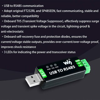 Foto 2 | Foto 2 | Adaptador Industrial Convertidor Usb A Rs485 Ft232rl Sp485een - Venta Internacional.