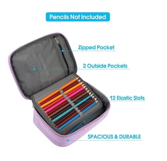 Foto 2 | Foto 2 | Estuche para Lápices Malubero de Gran Capacidad 72 Ranuras Lila