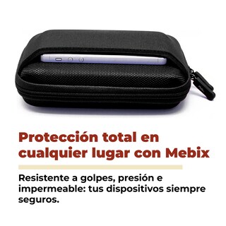 Foto 3 | Foto 3 | Estuche Organizador Portátil para Disco Duro Cables y Memoria Negro