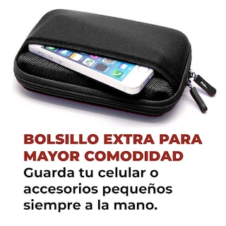 Foto 5 | Foto 5 | Estuche Organizador Portátil para Disco Duro Cables y Memoria Negro