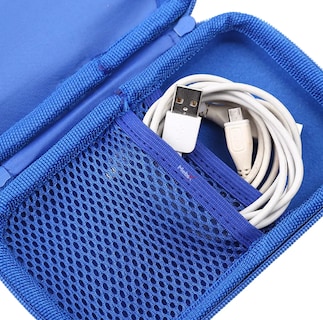 Foto 2 | Foto 2 | Estuche Organizador Portátil para Disco Duro Cables y Memoria Azul