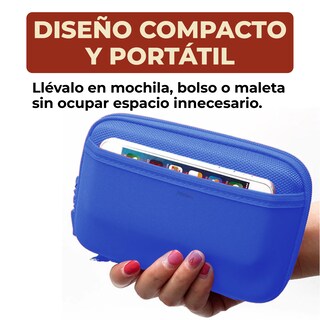 Foto 4 | Foto 4 | Estuche Organizador Portátil para Disco Duro Cables y Memoria Azul