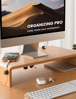 Foto 3 | Foto 3 | Organizador De Cables Giratorio Lamicall, Paquete De 12 Unidades, Para Escritorio Y Oficina - Venta Internacional.