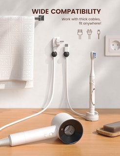 Foto 6 | Foto 6 | Organizador De Cables Giratorio Lamicall, Paquete De 12 Unidades, Para Escritorio Y Oficina - Venta Internacional.