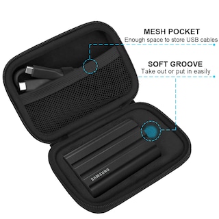 Foto 4 | Foto 4 | Funda De Transporte Lacdo Para Samsung T7 Shield/t7/t7 Touch Ssd - Venta Internacional.