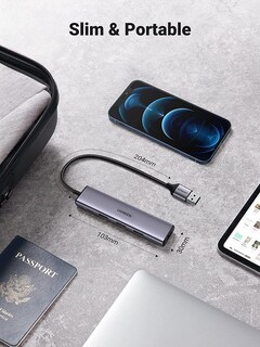 Foto 2 | Foto 2 | Hub 4 en 1 USB A 3.0 Ugreen 20805 color Gris 4x USB 3.0 1x USB C Alimentador