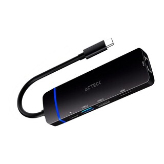 Foto 1 | Foto 1 | Hub Acteck Gate 5 Dh650 Multipuerto 5 En 1 Usb-c Usb Ethernet Hdmi 4k Ac-936774 color Negro