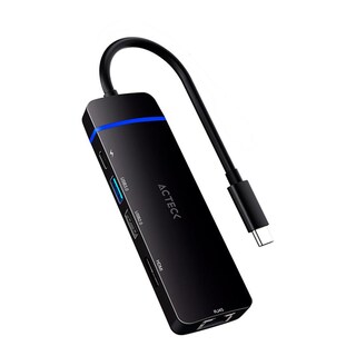 Foto 2 | Foto 2 | Hub Acteck Gate 5 Dh650 Multipuerto 5 En 1 Usb-c Usb Ethernet Hdmi 4k Ac-936774 color Negro