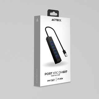 Foto 4 | Foto 4 | Hub Acteck Port X7c Dh607 7 En 1 Usb-c Usb Ac-937030 Color Negro