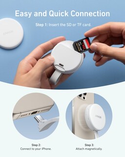 Foto 6 | Foto 6 | Adaptador Usb-c Lector De Tarjetas Sd Anker Maggo Para Iphone Serie 16 - Venta Internacional.