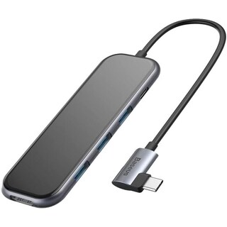 Foto 1 | Foto 1 | Adaptadores Multipuerto Baseus 5 En 1 Conector Tipo C Con Puertos Usb 3.0 X3 4k Hdmi puerto De Carga