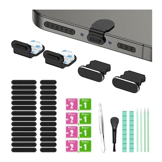 Foto 5 | Foto 5 | Kit de Limpieza para iPhone, Bocinas, Protector 45 Piezas color Negro