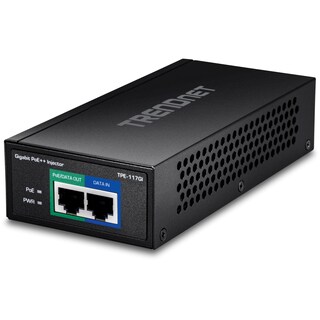 Foto 1 | Foto 1 | Inyector Poe++ Trendnet Tpe-117gi Gigabit 60 W Negro - Venta Internacional.