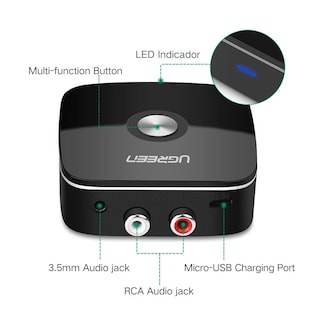 Foto 2 | Foto 2 | Receptor de Bluetooth Ugreen 30445 color Negro