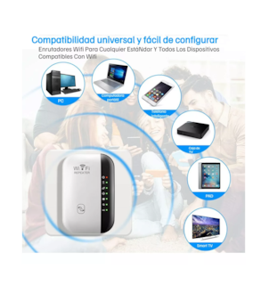 Foto 5 | Foto 5 | Repetidor y Extendedor de Señal Wifi Wireless Señal Blanco
