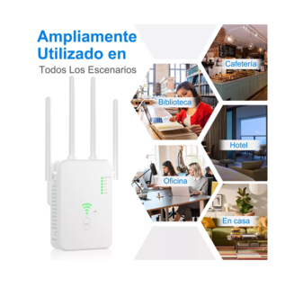 Foto 2 | Foto 2 | Repetidor de Señal Wifi Punto de Acceso 5g 1200 mbps Blanco