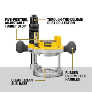 Foto 4 | Foto 4 | Kit De Router Dewalt Dw618pkb Con Base Fija Y Sumergida De 12 A 24000 Rpm - Venta Internacional.